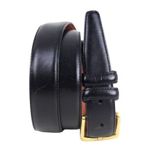 Haggar BLACK GENUINE LEATHER 1 1/8"Wd CASUAL DRESS MEN'S BELT Sz 36/90 (F56